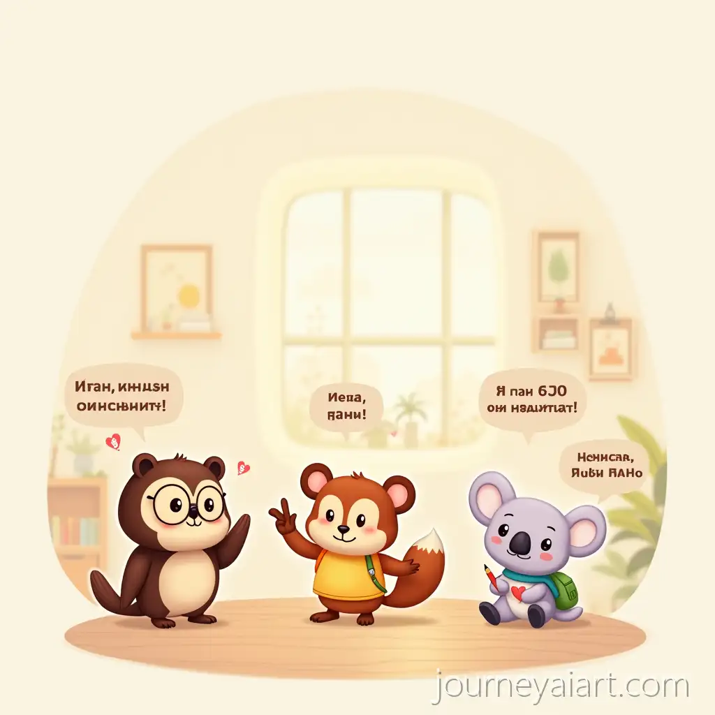 Educational-Cartoon-Characters-for-YoungEducational-characters-for-children-Children-with-Special-Needs-in-a-Cozy-Classroom