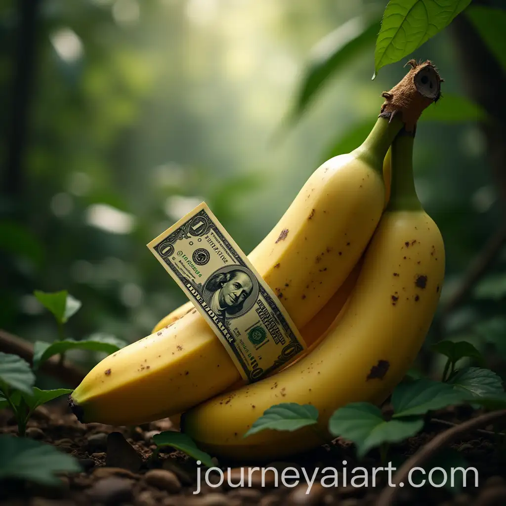 Monkey-Eating-a-Banana-in-the-Jungle