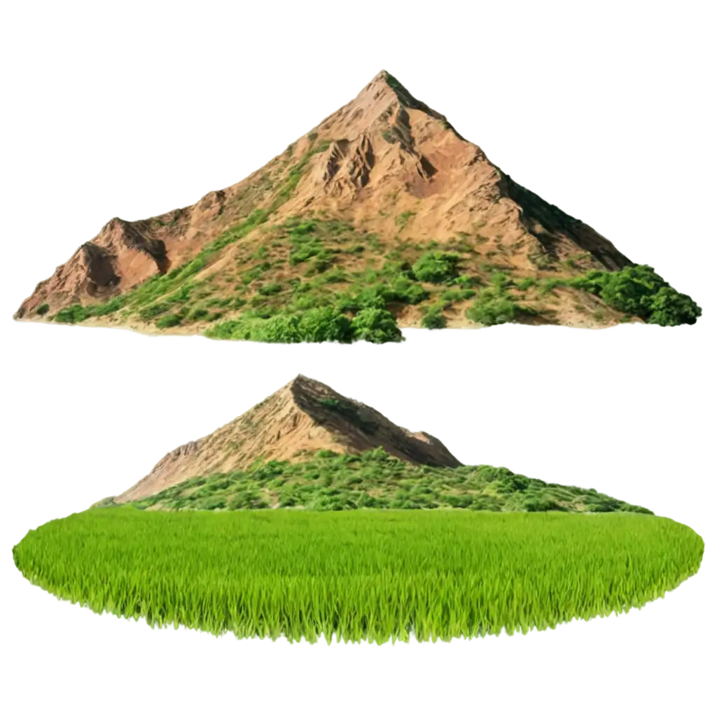 Rajasthani-Mountain-with-Grass-PNG-Image-HighQuality-Landscape-Design-for-Digital-Use