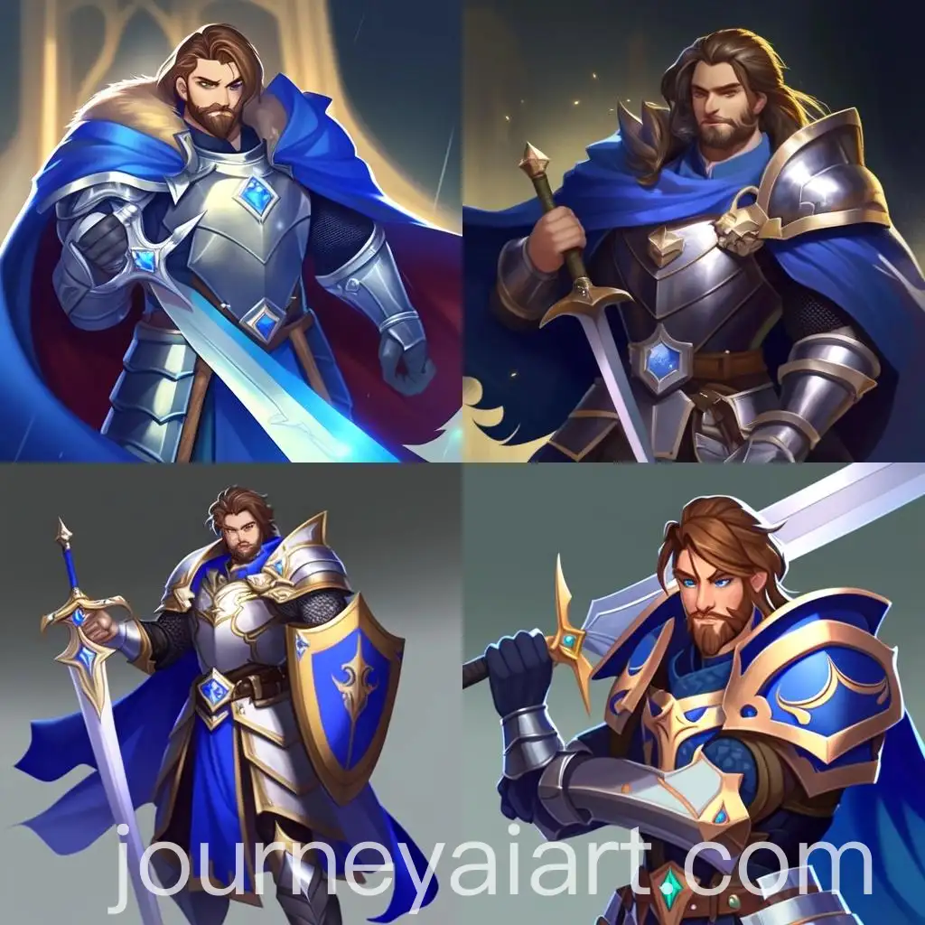 Male-Human-Paladin-in-Royal-Blue-Cloak-with-Long-Sword-and-Shield