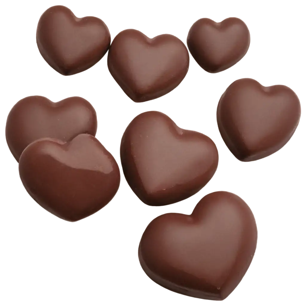 Delightful-Heart-Shape-Chocolate-PNG-Perfect-for-Sweet-Creations