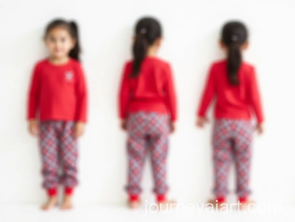 3YearOld-Girl-in-Cotton-Pajamas-in-Multiple-Poses
