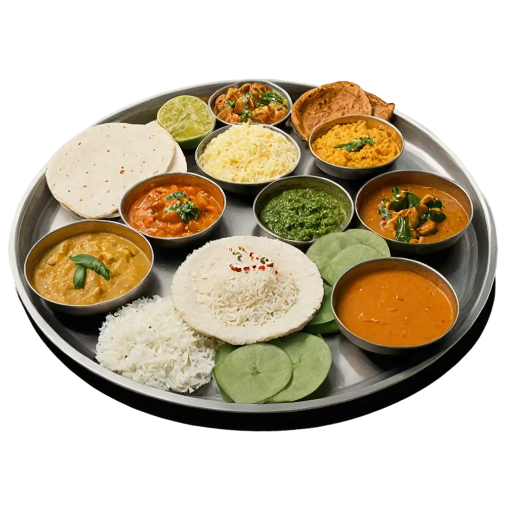 Delicious-Indian-Food-Thali-PNG-A-Visual-Delight-for-Culinary-Enthusiasts