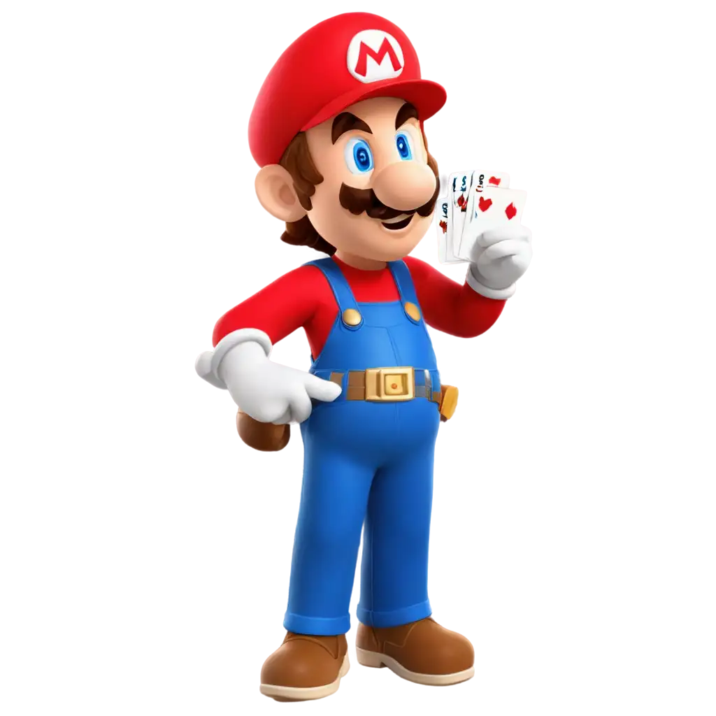 3D-Cartoon-Character-PNG-Mario-with-Sunglasses-GoldPNG-Image-Usage-Analysis-Jewelry-and-Playing-Cards