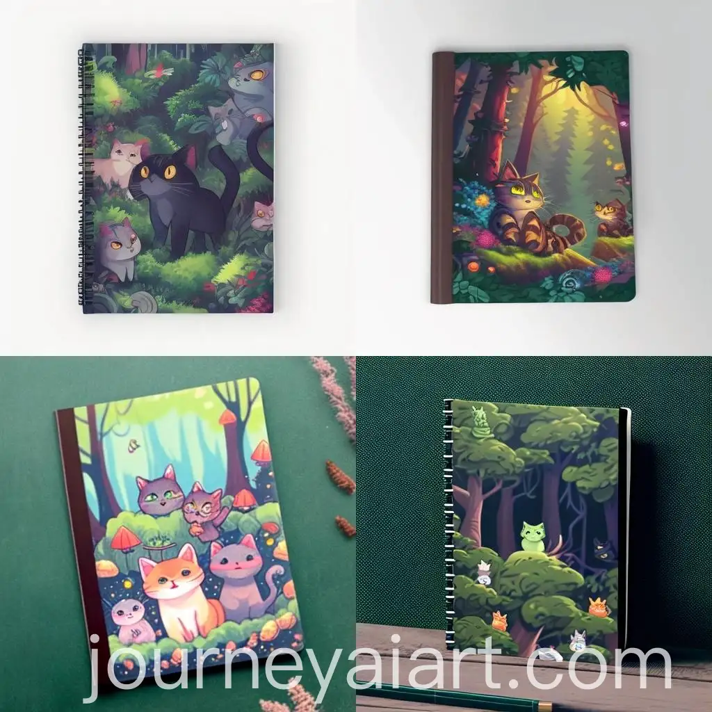Anime-Cats-in-Misty-Forest-Cute-Fantasy-Cover-Art