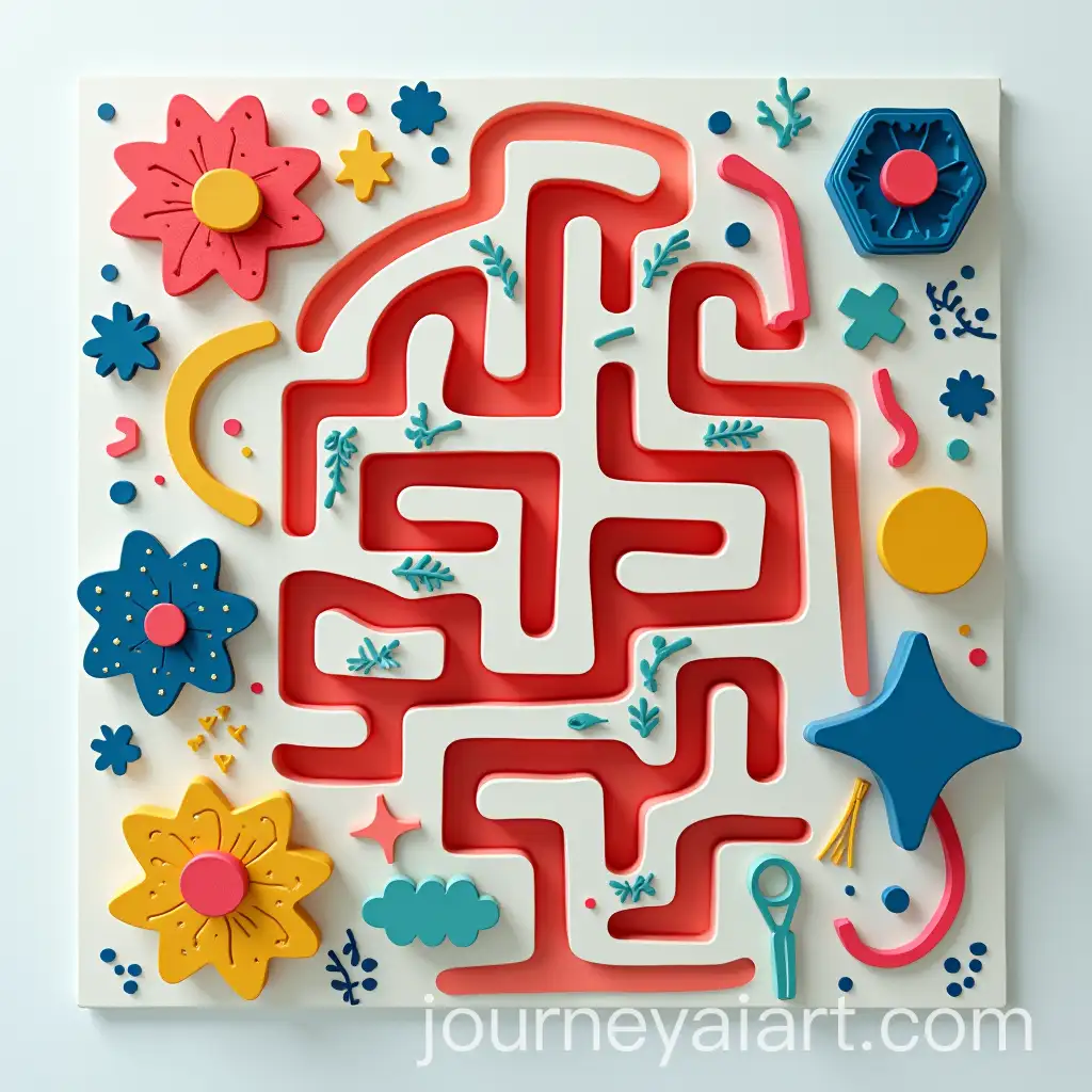 Mind-Maze-2D-Art-with-Mental-Health-Quote-and-Simple-Shapes
