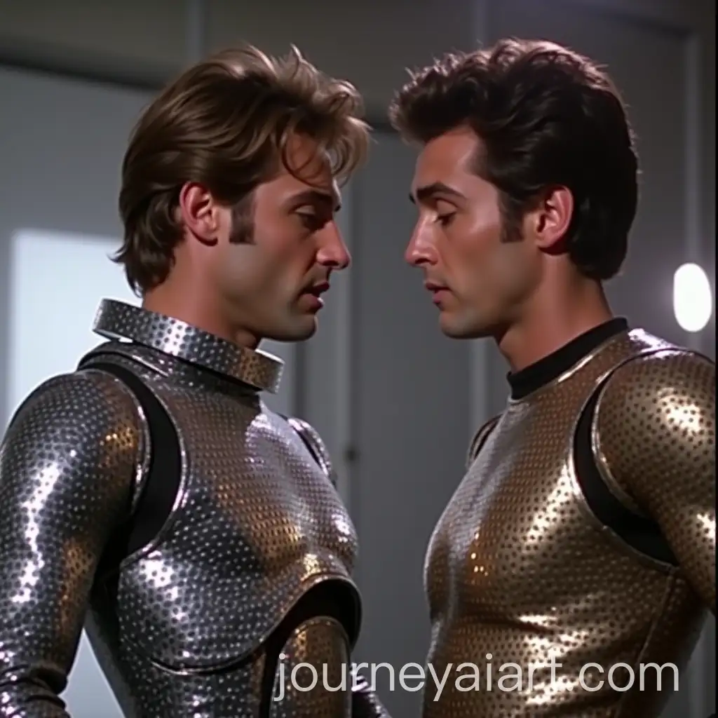 Handsome-Men-in-Chrome-Robot-Costume-from-80s-Gay-SciFi-Film