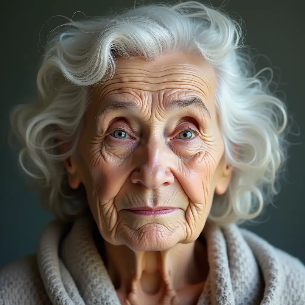 Create an image of a grandmother's face morphing into a younger child's face, effectively illustrating the concept of reverse aging from 60 years to 18 years, you can utilize various digital tools and techniques.