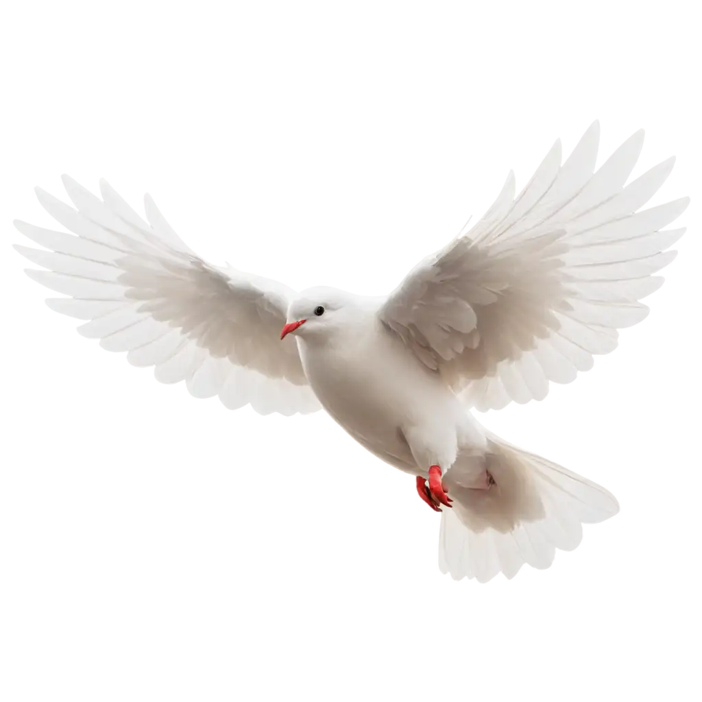 White-Pigeon-Flying-to-the-Right-with-Wings-Spread-Wide-HighQuality-PNG-Image