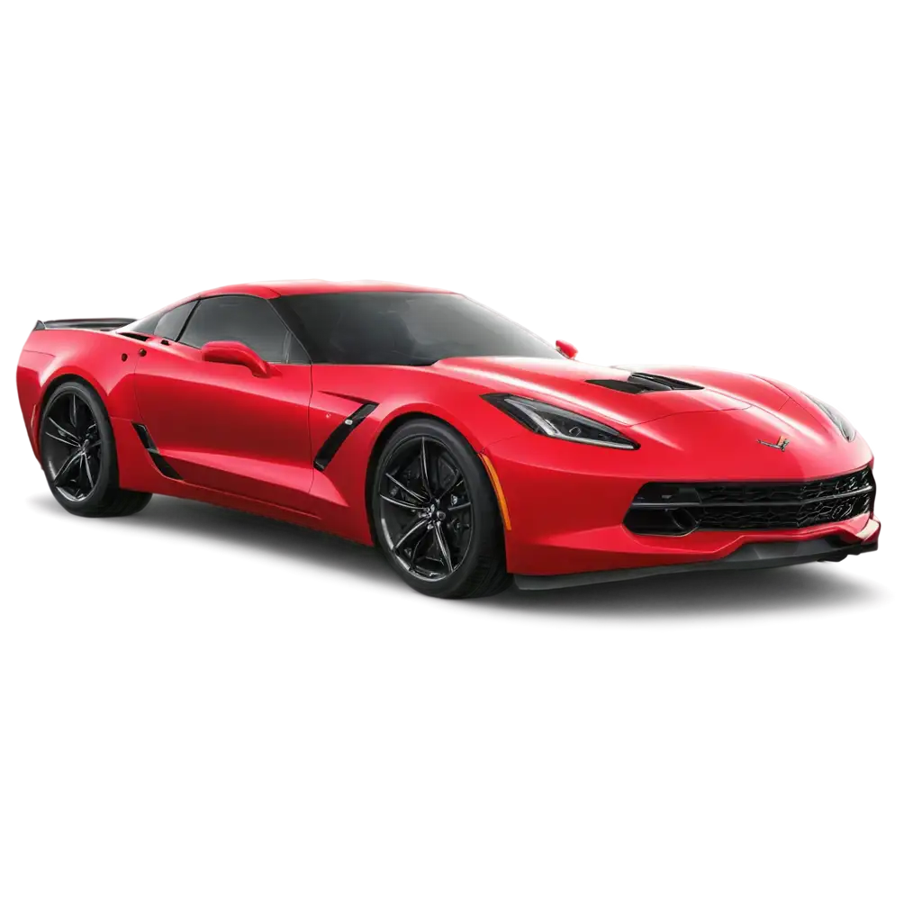 Corvette-Red-PNG-Image-Captivating-Sports-Car-Illustration