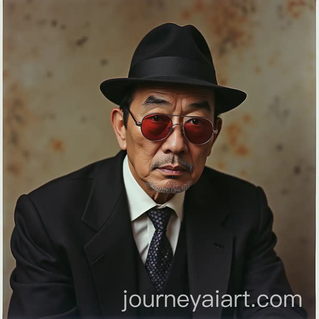 Surreal-Portrait-of-Shuji-Terayama-with-Symbolic-Imagery