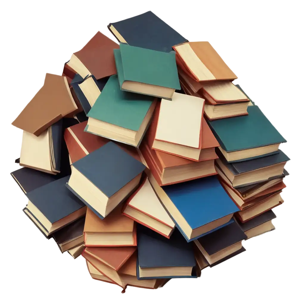 GhibliStyled-Pile-of-Books-PNG-Image-PNG-Image-Usage-Scenarios-High-Quality-and-Perfect-for-Creative-Projects