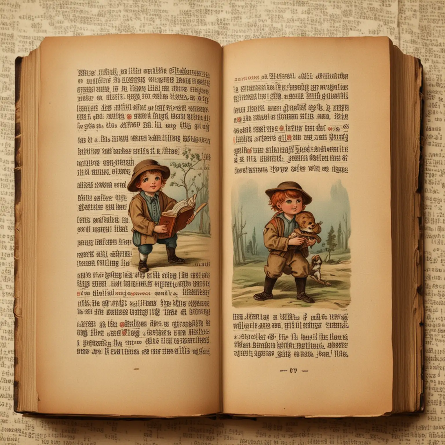 cute story with old book