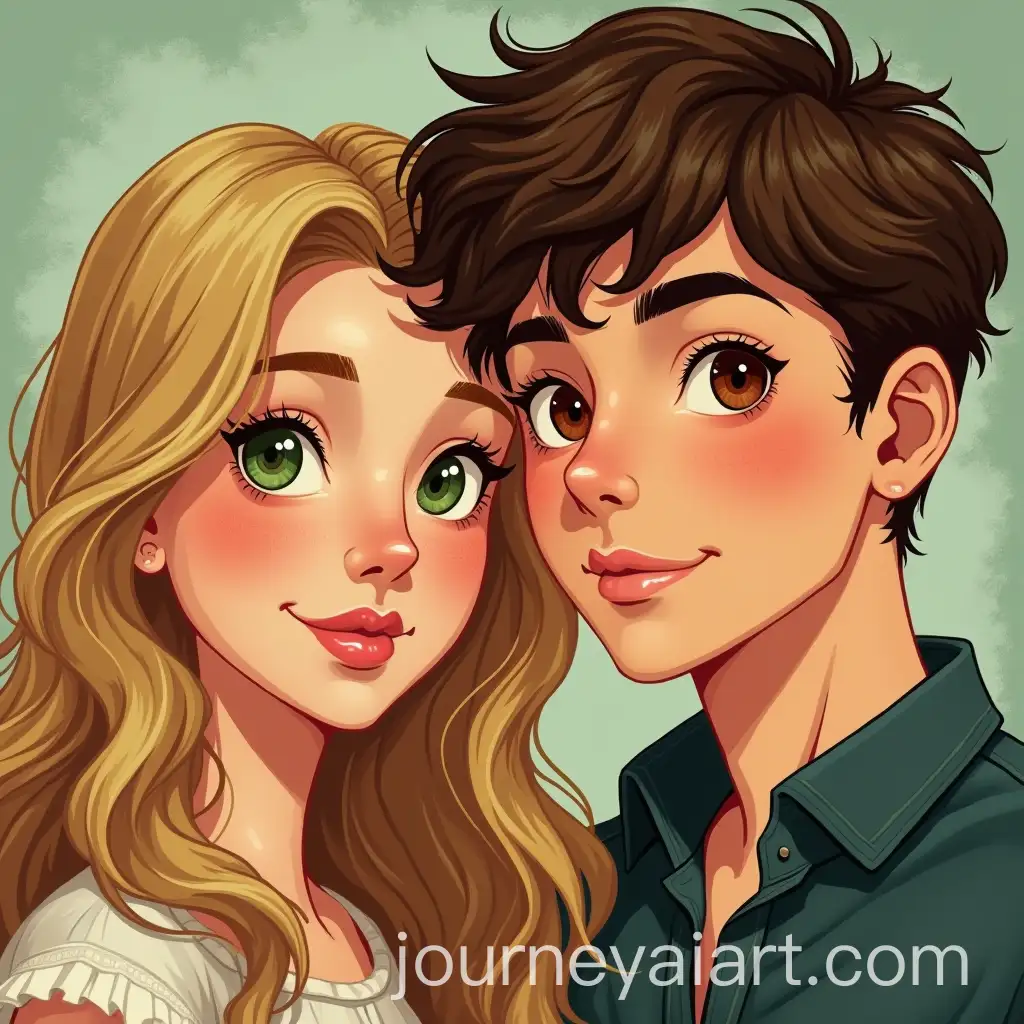 Young-Adult-Book-CoverAI-Art-Prompt-Expansion-Featuring-a-Blonde-Girl-and-Popular-Boy-in-Love