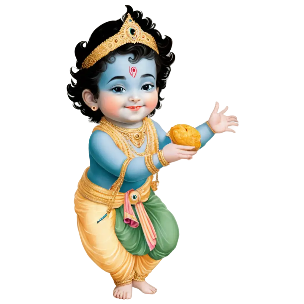 Bal-Krishna-PNG-Image-with-Cute-Smile-for-Baby-Shower-Enhance-Your-Celebration-with-HighQuality-Graphics