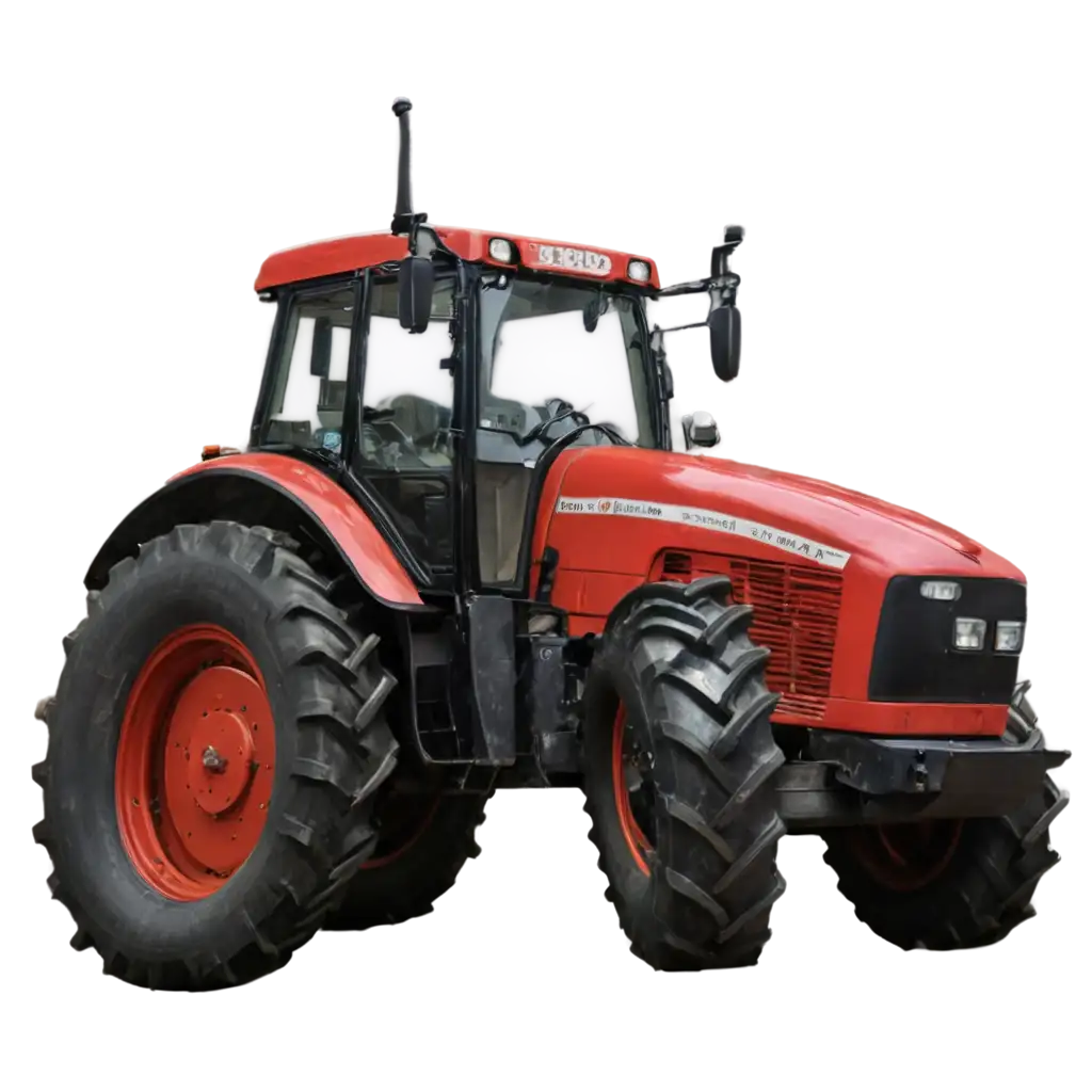 HighQuality-Red-Tractor-PNG-Image-for-Versatile-Applications