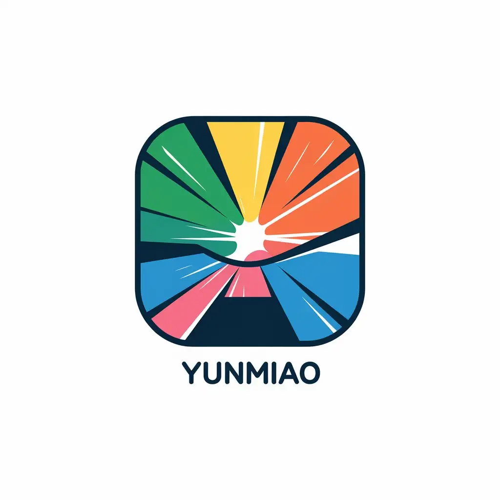 LOGO Design for YUNMIAO Bright Colorful Dynamic Wallpaper Application Theme