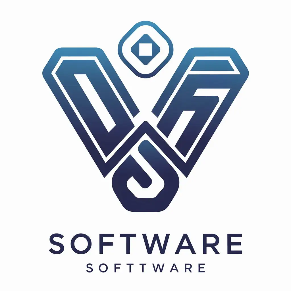 LOGO-Design-for-VipSoft-Modern-Tech-Industry-Emblem-with-Software-Text-and-Clear-Background