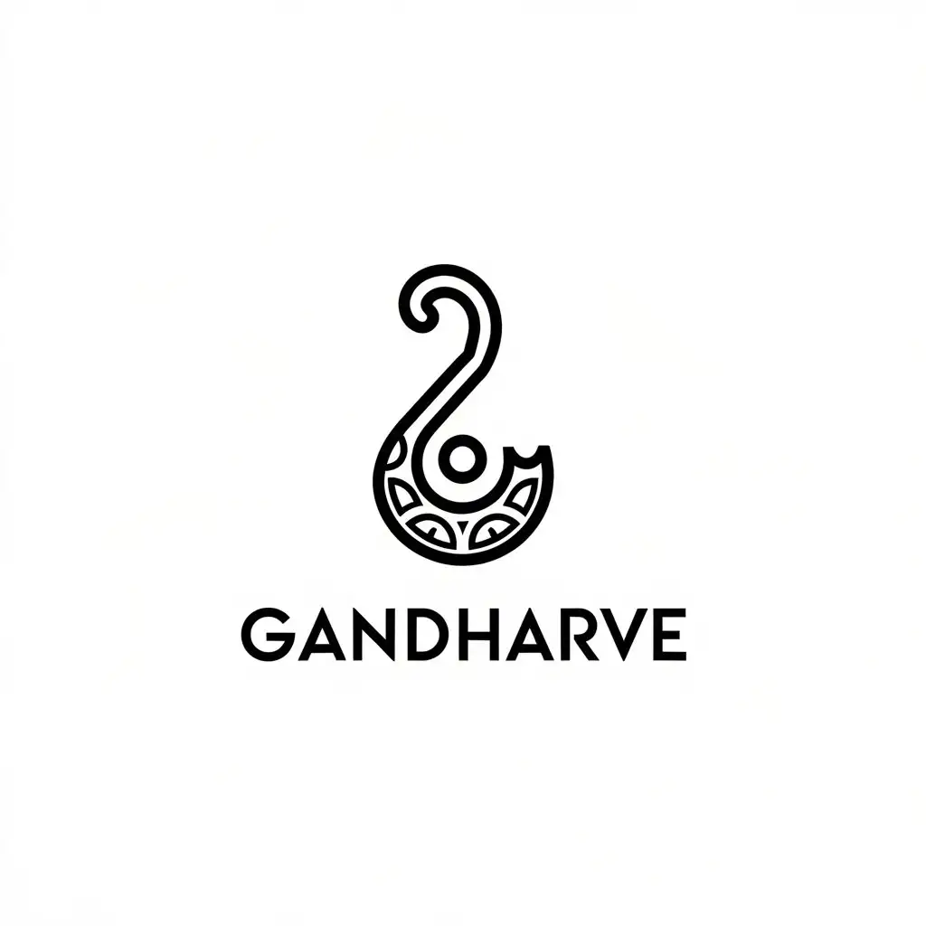 LOGO Design for Gandharve Fusion of Classical Indian Music with Modern Creativity