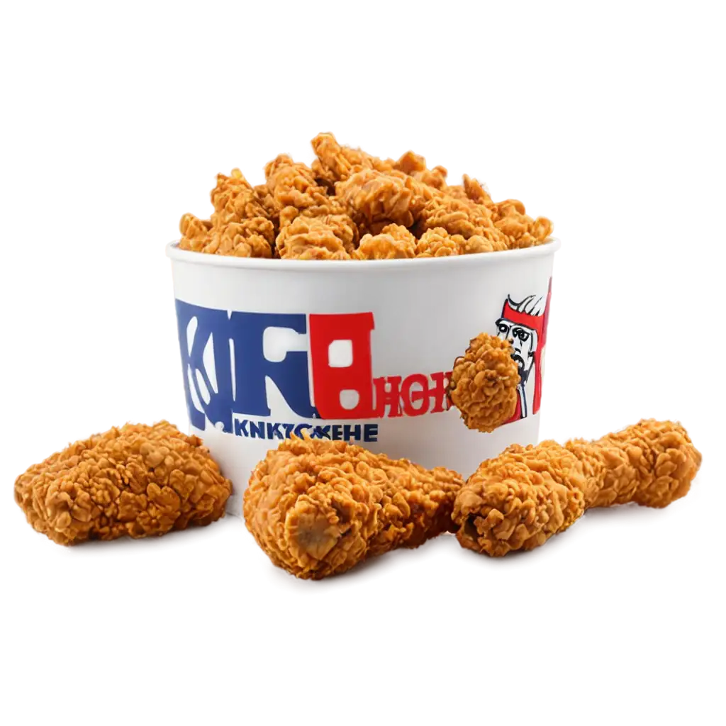 PNG-Image-of-Kentucky-Fried-Chicken-KFC-Chicken-with-a-Container-for-Enhanced-Visual-Quality
