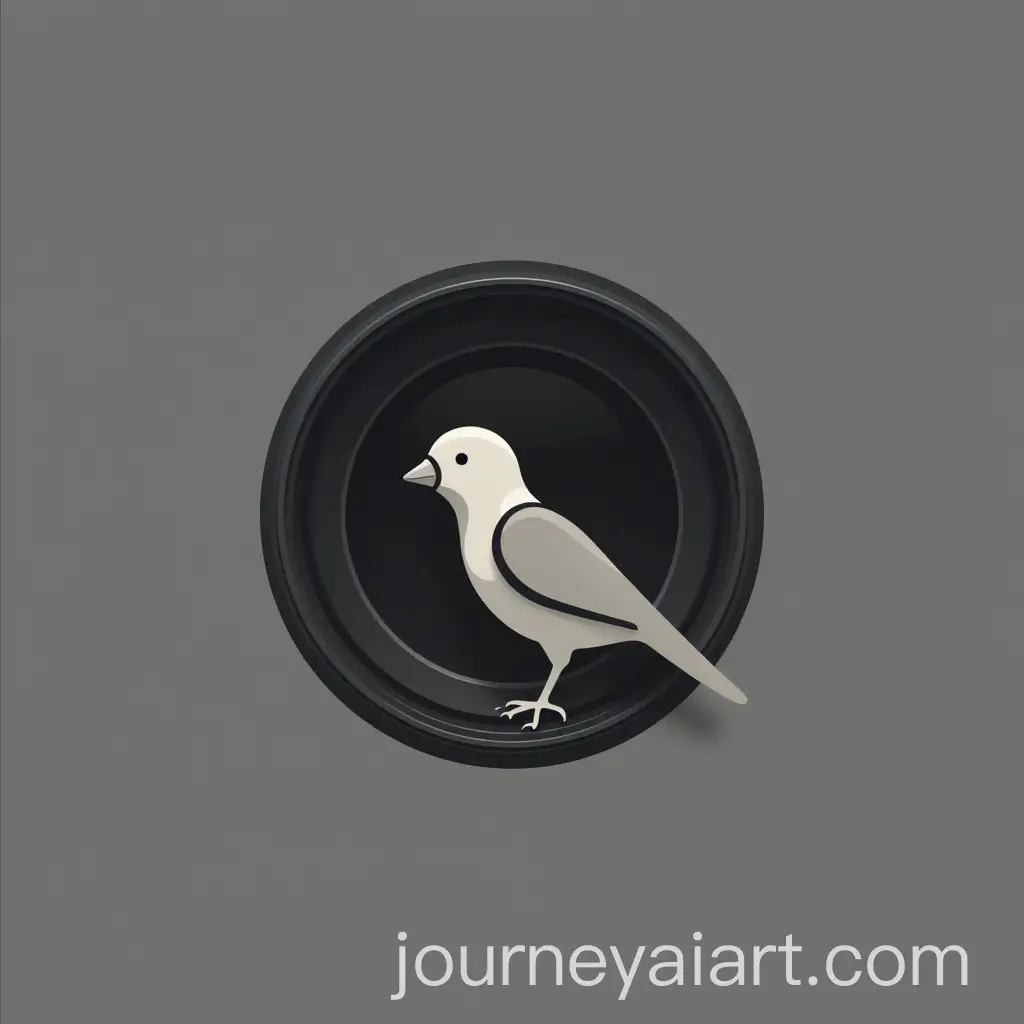 Minimalist-AGAPO-STUDIO-Logo-Design-with-Stylized-Lovebird-and-Camera-Lens