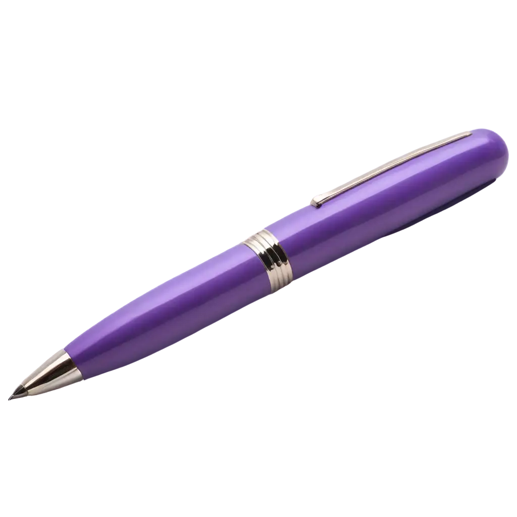 Lavender-Pen-PNG-Image-A-Crisp-and-Clear-Visual-for-Diverse-Digital-Needs