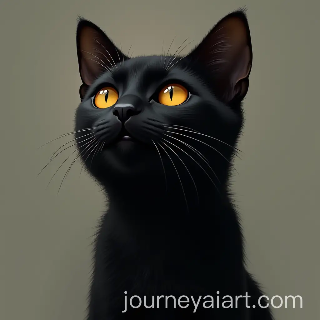 Mystical-Black-Cat-in-Enchanted-Forest
