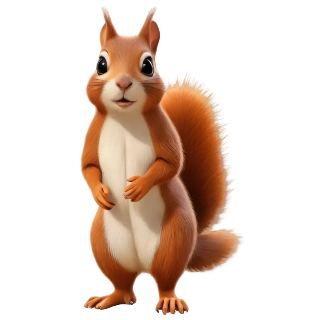 PixarStyle-Cartoon-Squirrel-Sitting-on-Steps-HighQuality-PNG-Image-for-Web-Design-Use