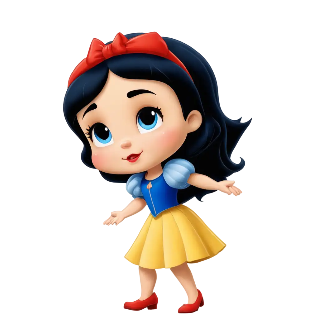 Little-Snow-White-Cartoon-PNG-Image-Captivating-Illustration-for-Digital-Storytelling