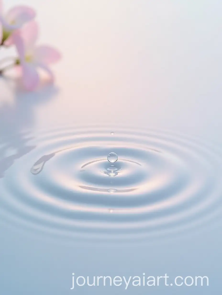 Serene-CloseUp-of-a-Jasmine-Branch-with-Reflection-in-Water