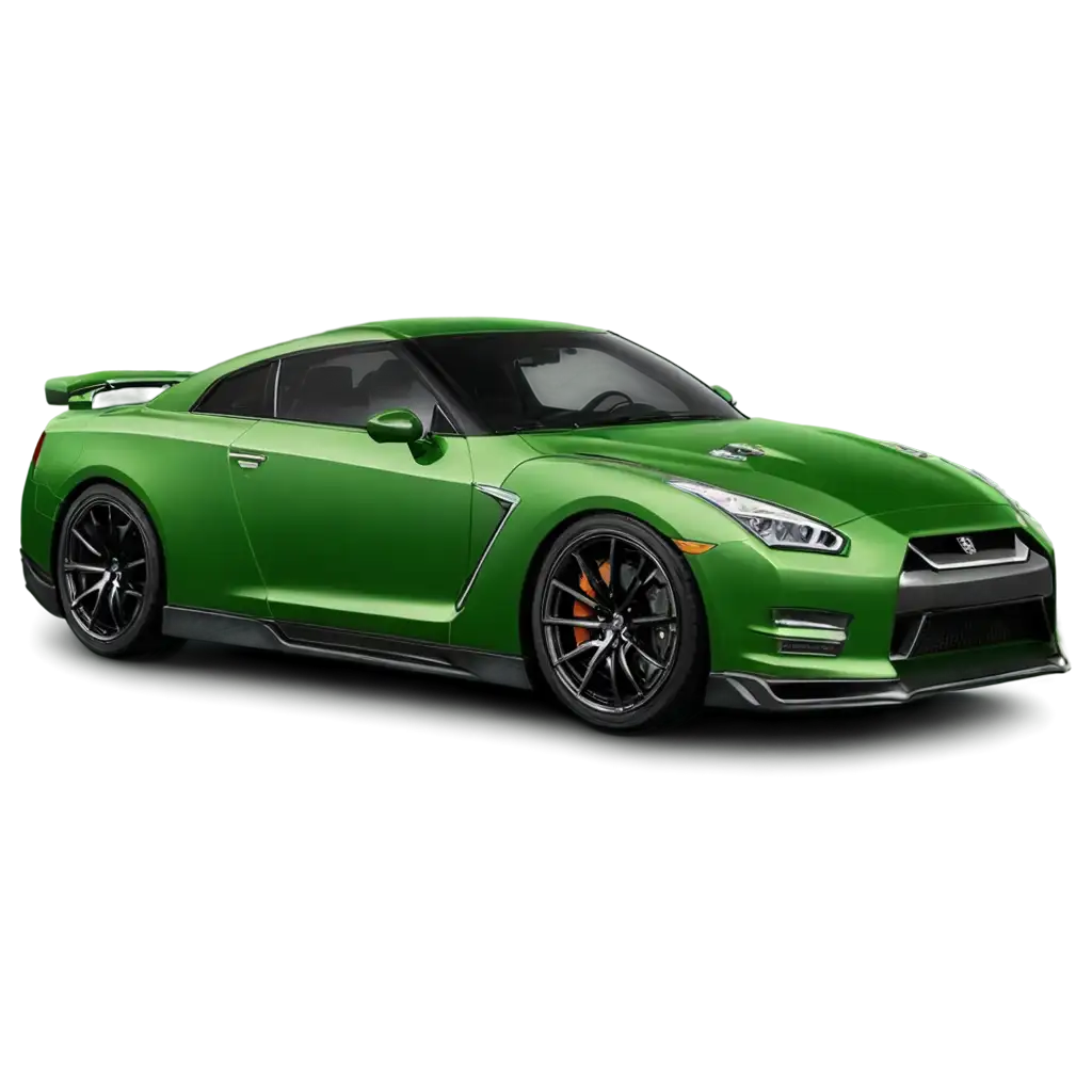 HighQuality-Nissan-GTR-Green-PNG-Image-for-Automotive-Enthusiasts-and-Designers