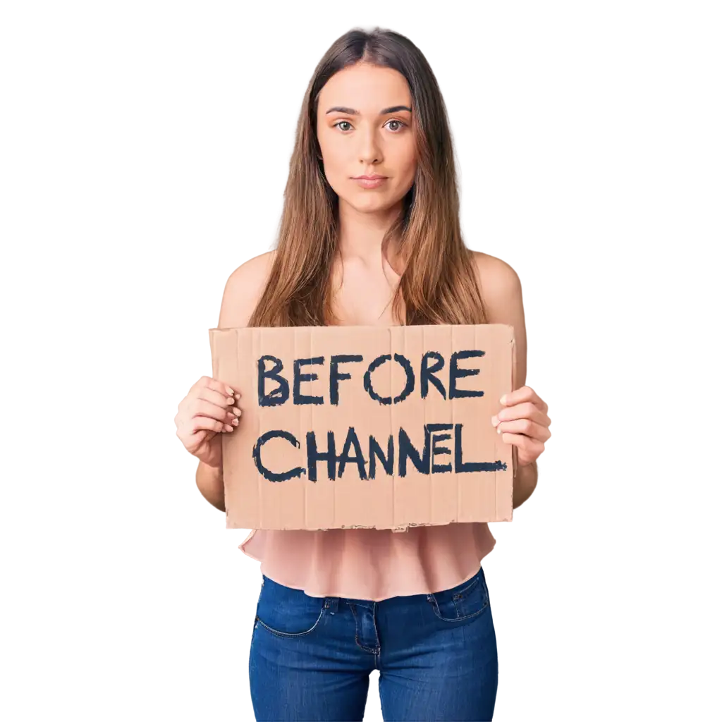 Young-Woman-Holding-a-Sign-Before-Proceeding-You-Can-Support-This-Channel-PNG-Image-for-Enhanced-Clarity