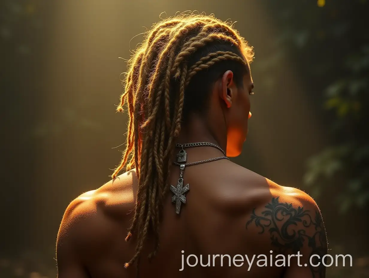 Man-with-Golden-Dreads-Disappointed-by-Wealth-in-Artistic-4K