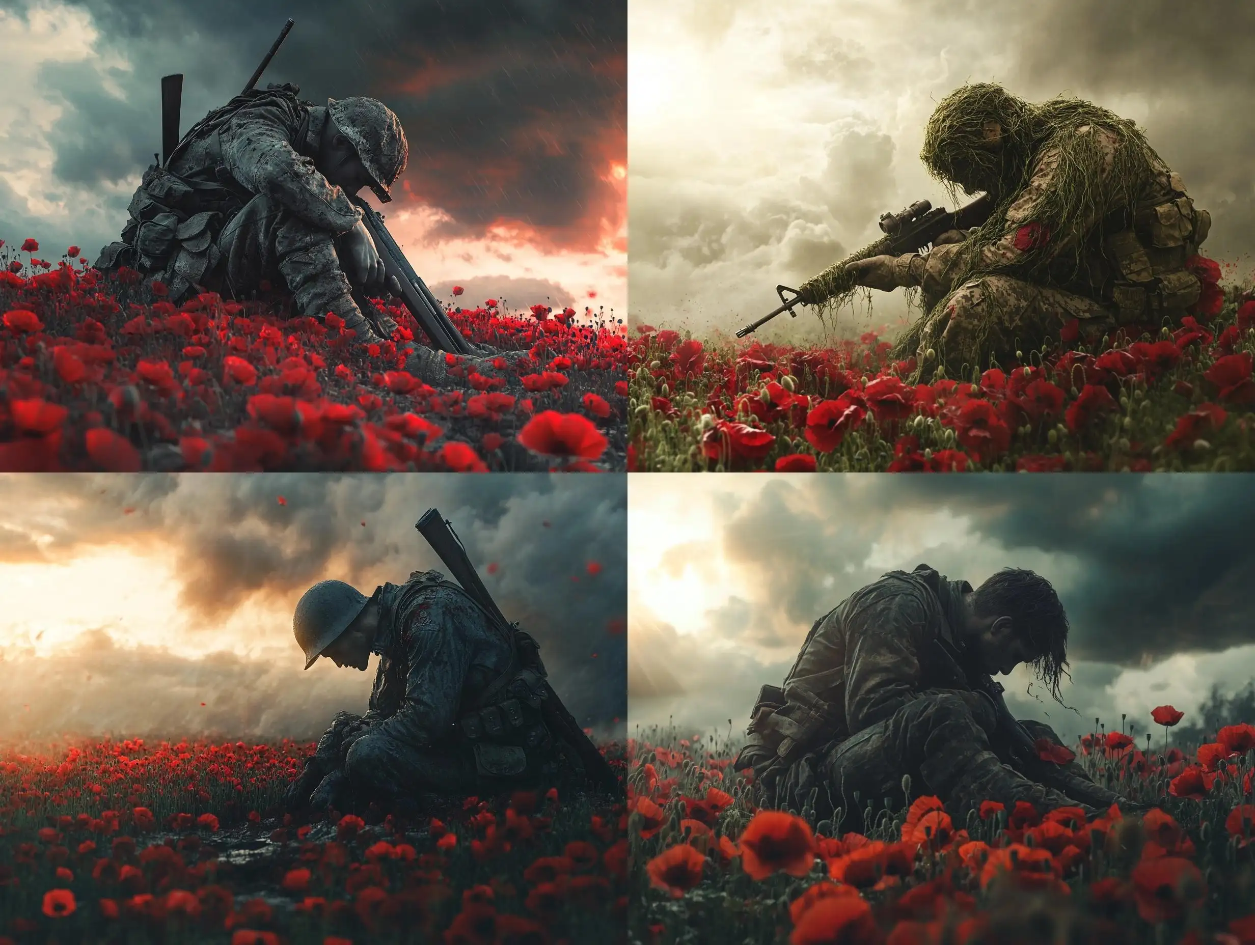 Fallen-Soldier-in-Poppy-Field-A-Symbol-of-Sacrifice-and-Resilience