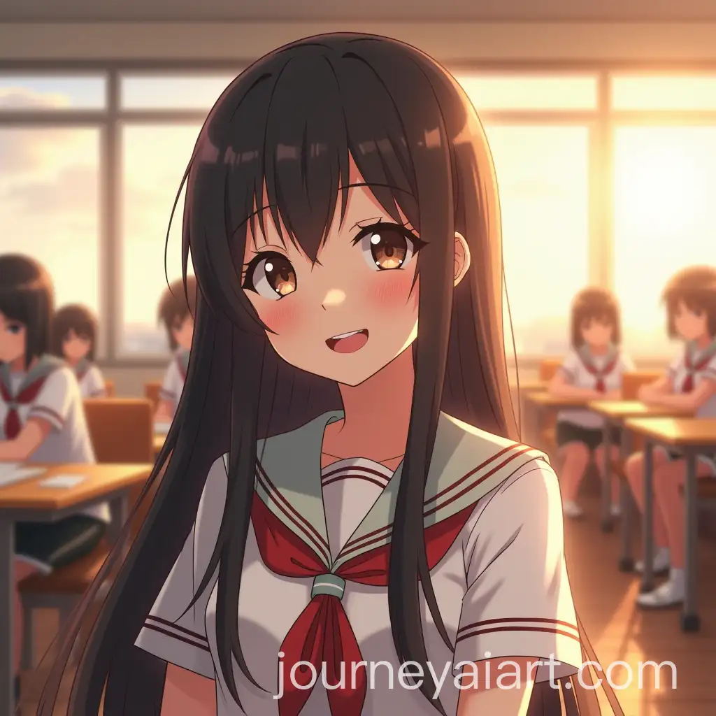 Enchanting-Anime-Girl-in-a-Classroom-Radiating-Confidence-and-Joy
