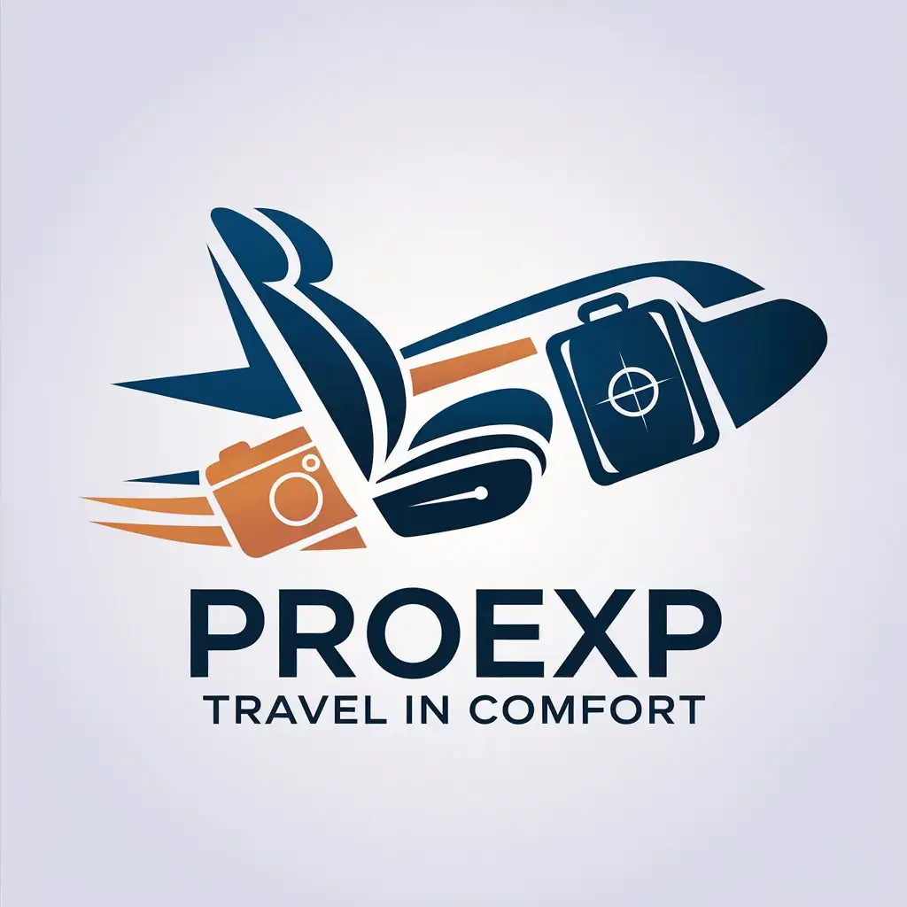 LOGO-Design-for-ProExp-Travel-Comfort-with-Air-Tickets-Lounge-Theme