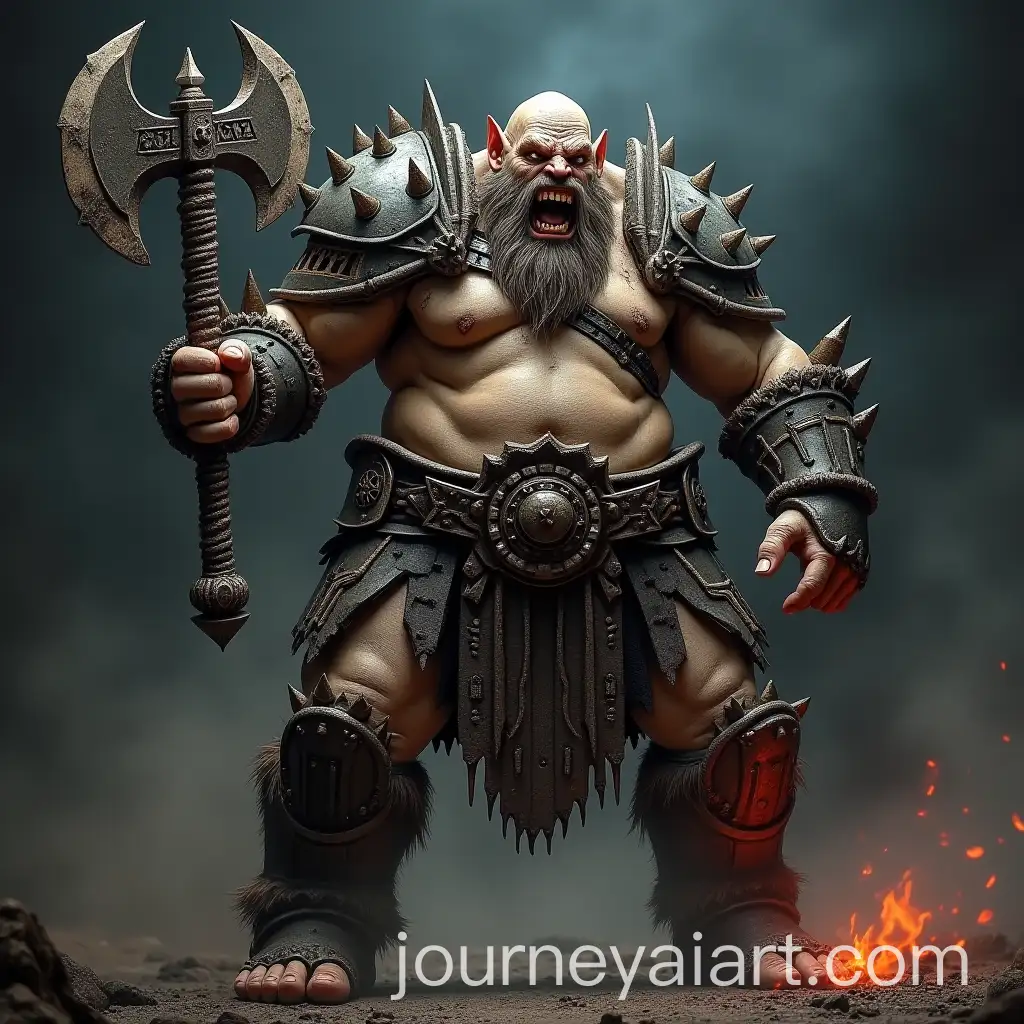 Aggressive-Ogre-Warrior-in-BattleReady-Armor-with-Battle-Axe