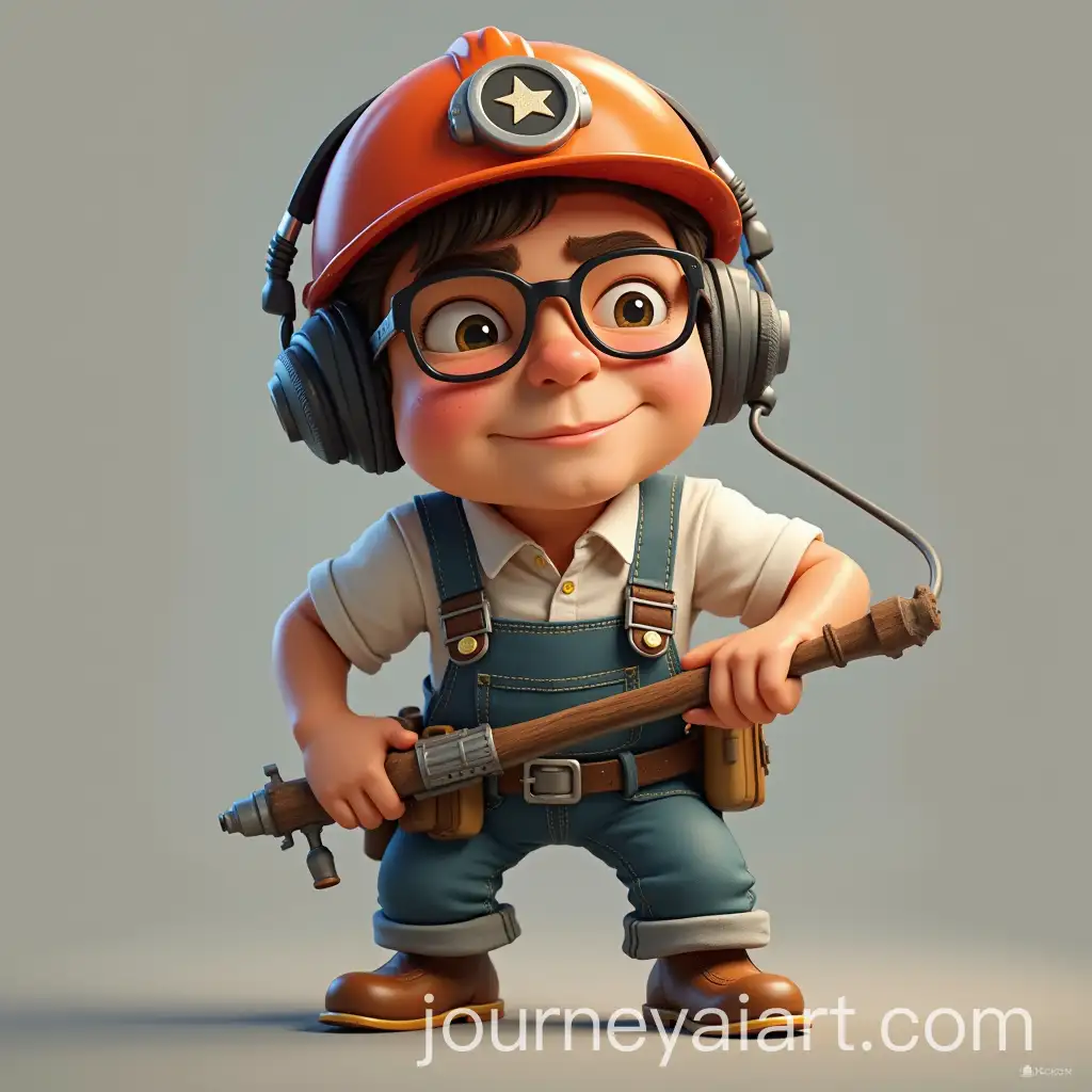 Caricature-of-an-Aero-Engineer-with-Exaggerated-Features