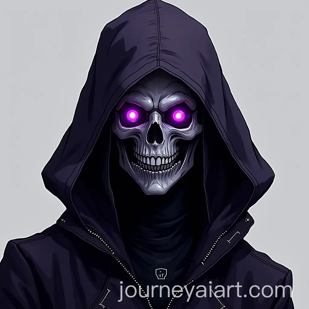 Dark-Mysterious-Character-with-Skeletal-Mask-and-Glowing-Purple-Eyes