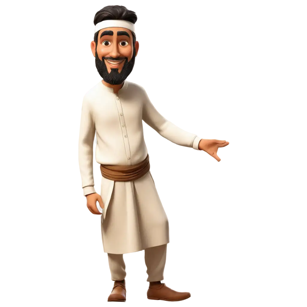 Caricature-Man-in-Traditional-Arab-Clothing-PNG-Perfect-for-Custom-Graphics-and-Illustrations