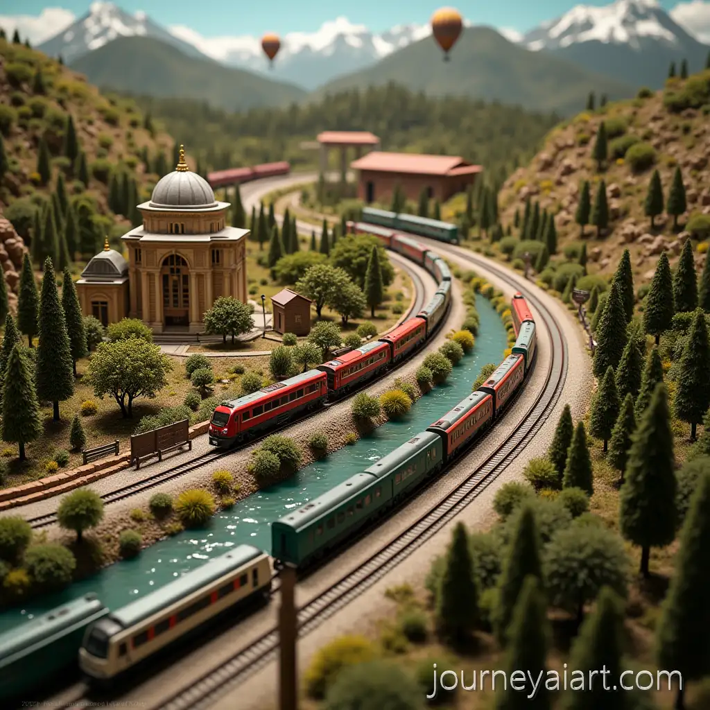 UltraDetailed-HOScale-ModelHOscale-Turkey-map-diorama-Train-Diorama-of-Turkey-Featuring-Iconic-Landmarks-and-Historical-Trains