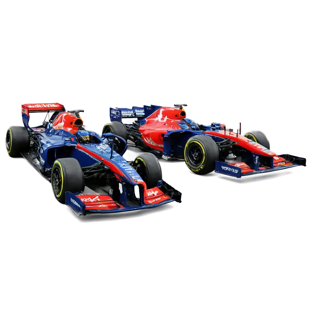 F1 red e blue front