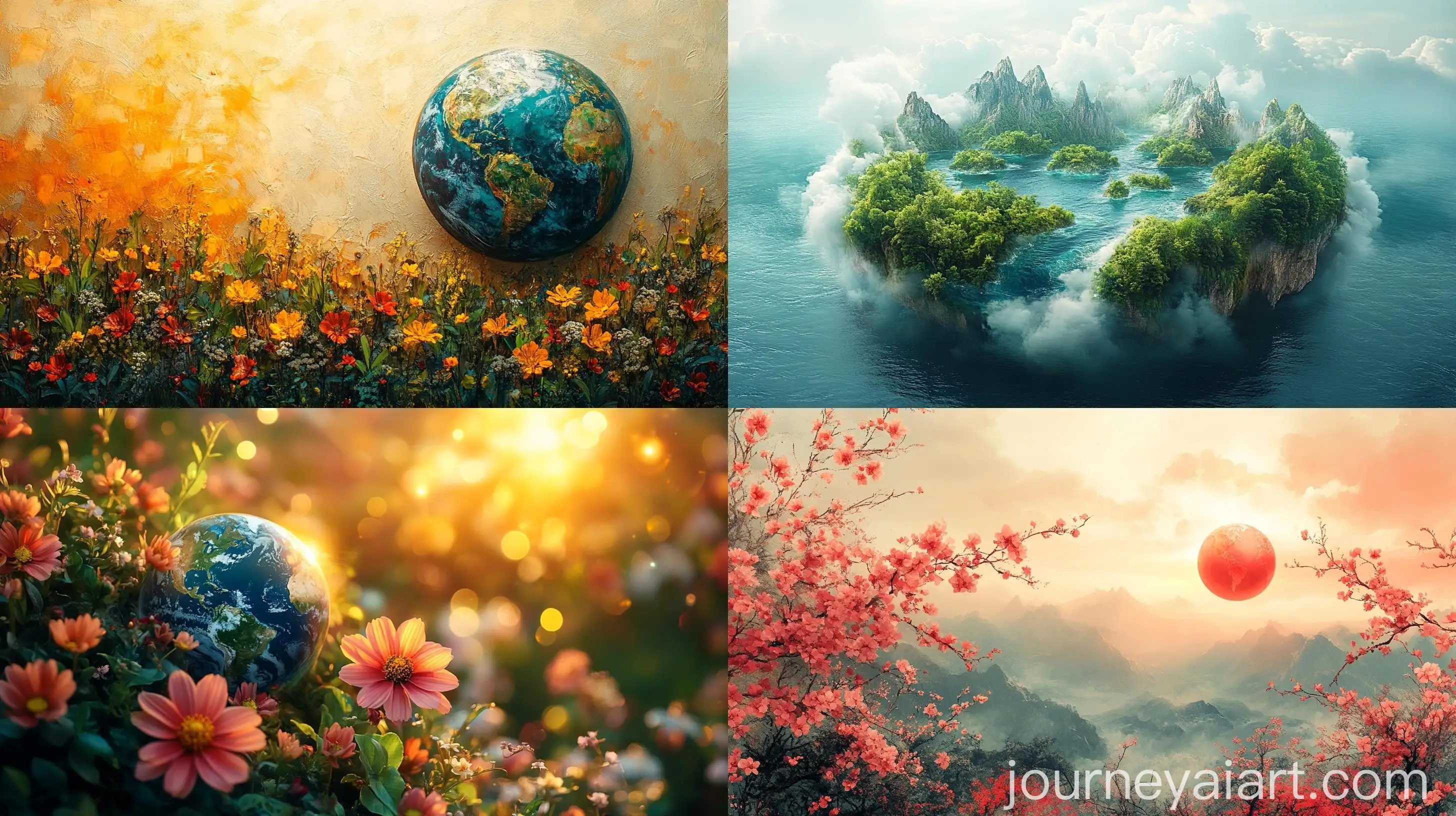 Abstract-Contemporary-Art-Collage-Illustration-with-World-Environment-and-EcoFriendly-Concept