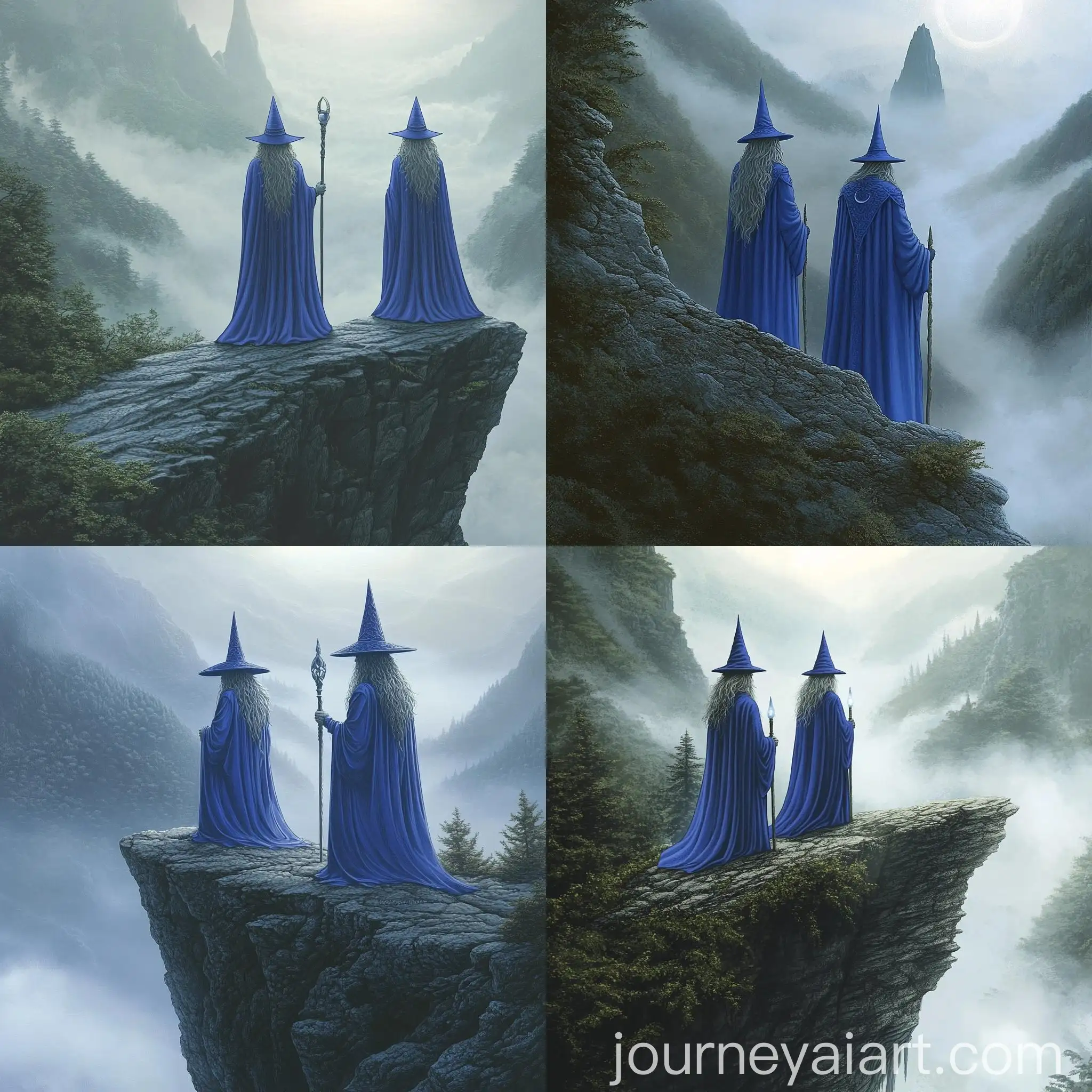 Ancient-Wizards-Contemplating-Foggy-Cliff-Landscape