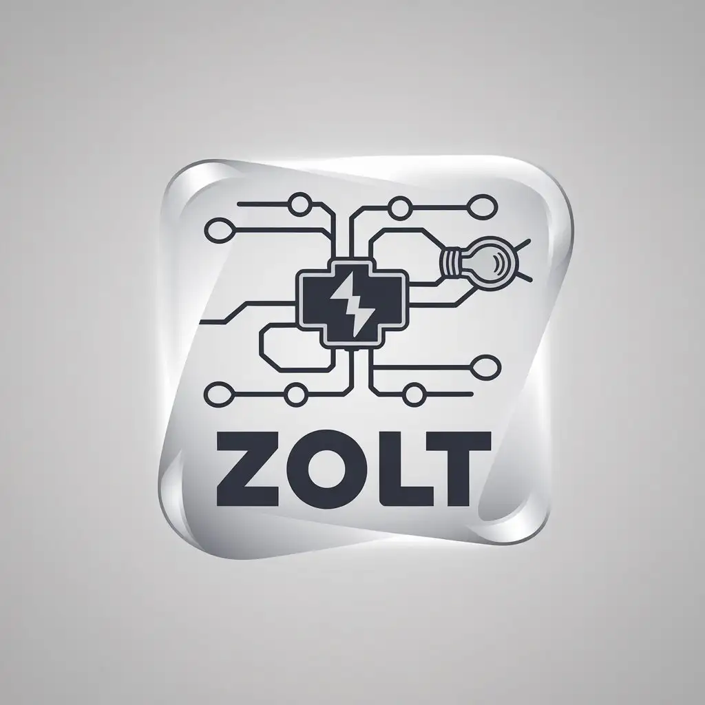 LOGO Design For Zolt Electrical Complex Clear Background