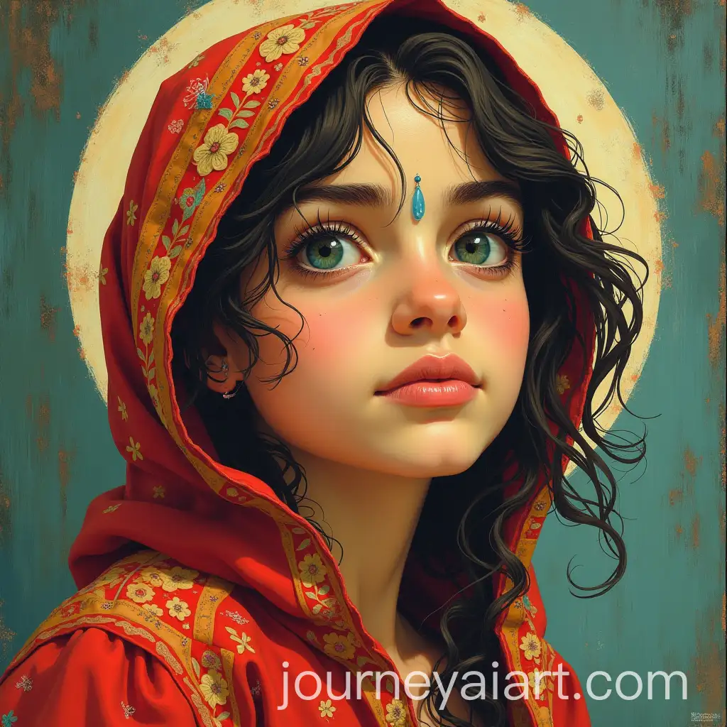 Book-Cover-of-The-Big-Shadow-of-Palestine-Girl-Featuring-a-Young-Woman-in-a-Dramatic-Scene