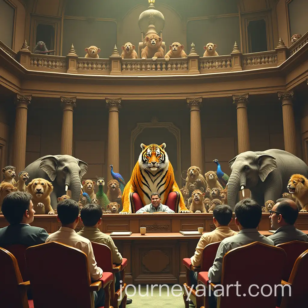 Surreal-Scene-of-Indian-Animals-in-Lok-Sabha-Parliament-Debate