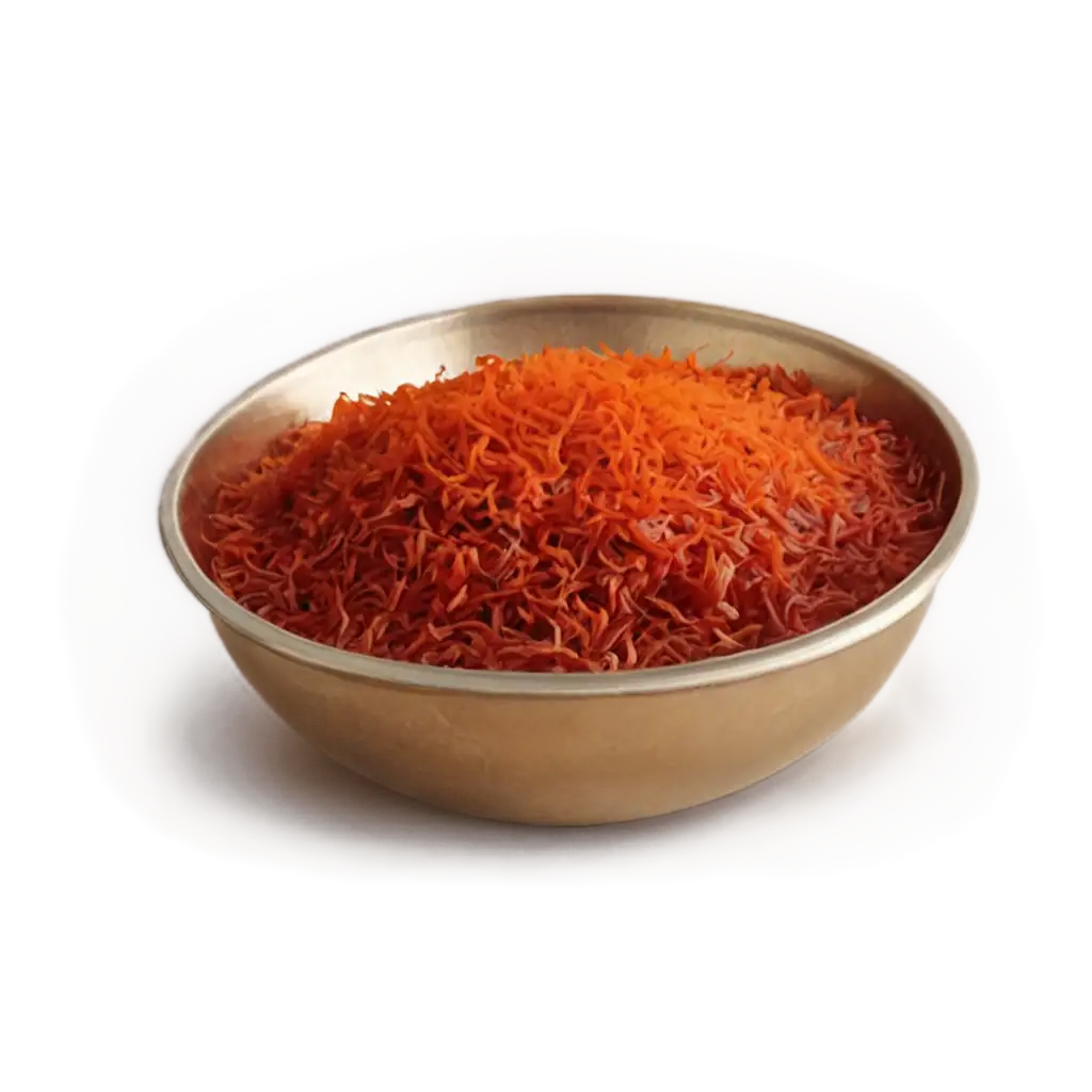 HighQuality-PNG-Image-of-Big-Bowl-of-Saffron-Overflow-for-Creative-Use