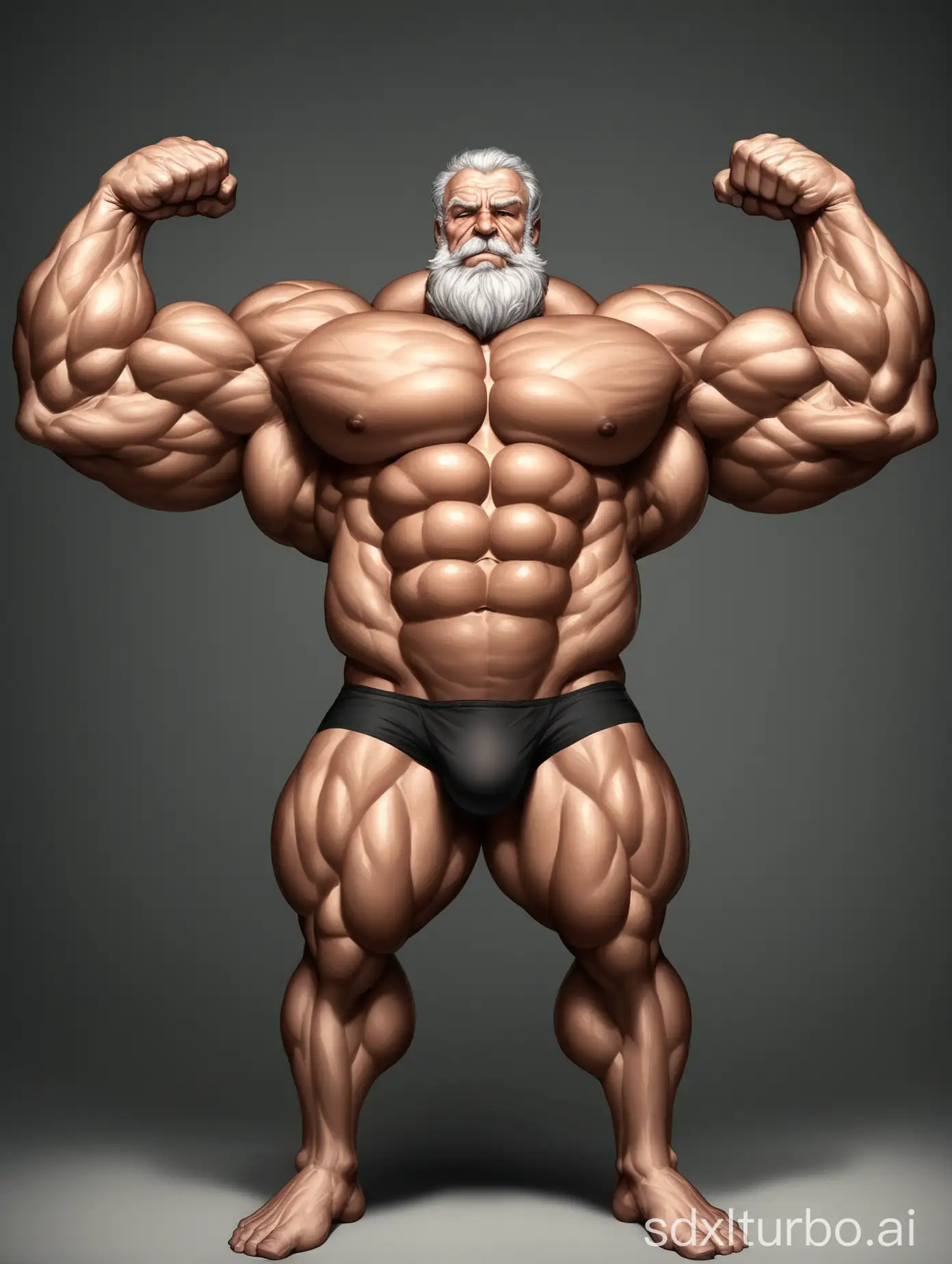 Muscular-Old-Man-Showing-Giant-Biceps-in-Underwear