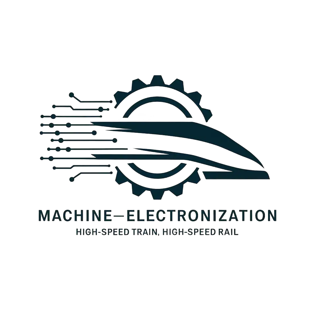 LOGO-Design-for-Machine-Electronization-HighSpeed-Train-and-Circuit-Board-Theme